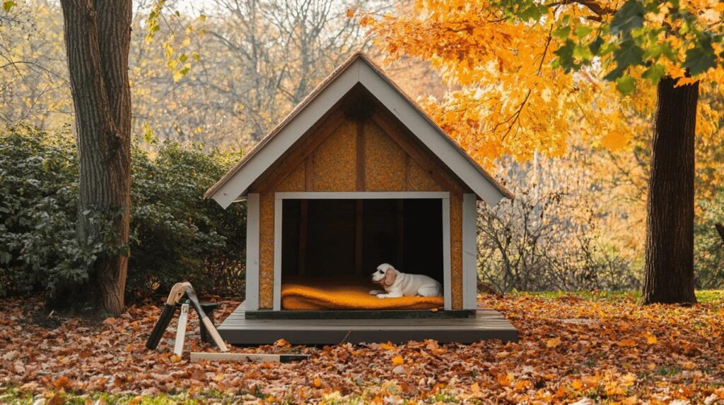 Renovation eco-friendly : isoler la niche de votre chien avec des materiaux recycles